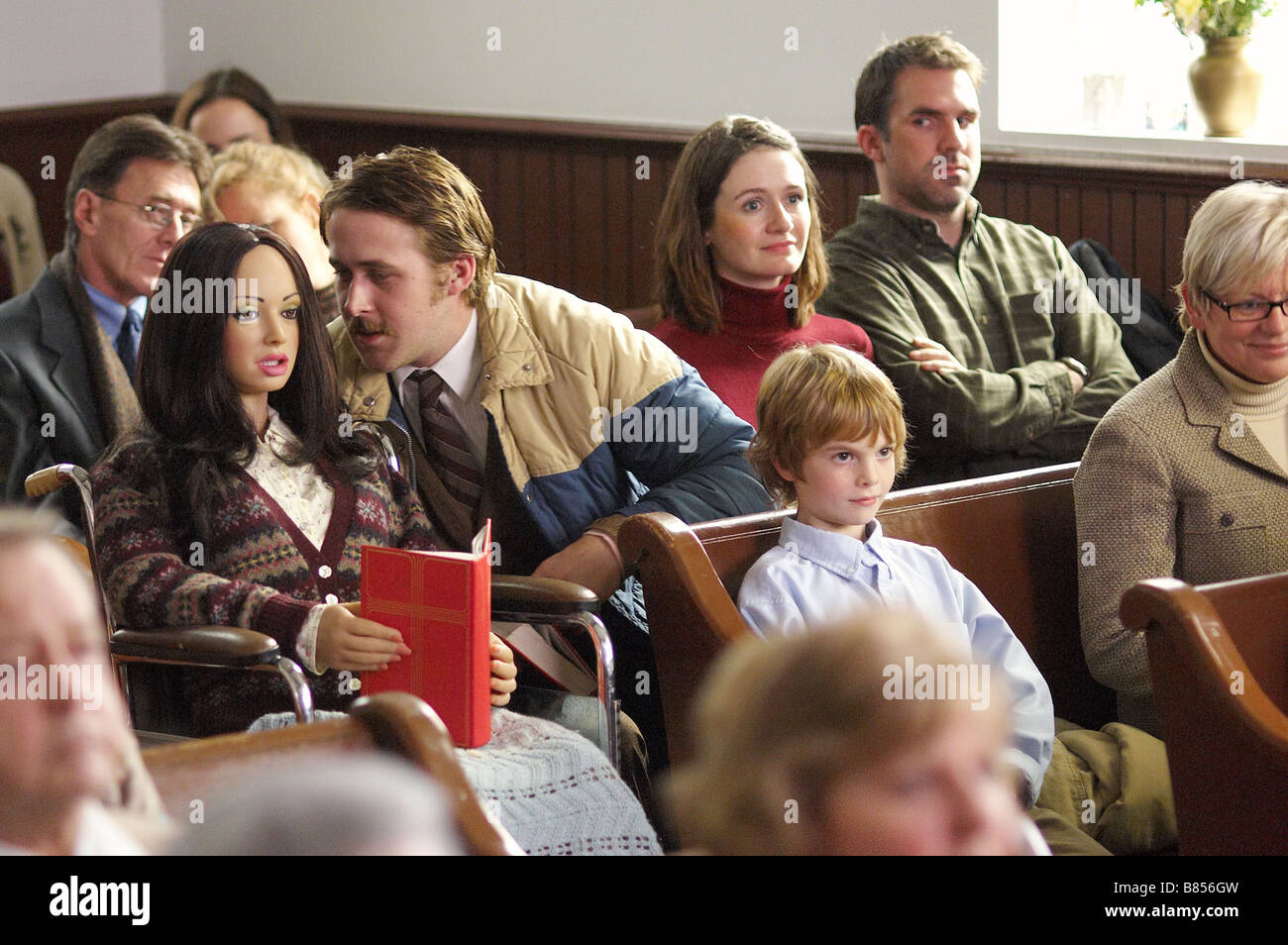 Lars and the real girl Year : 2007 Director : Craig Gillespie Ryan Gosling, Paul Schneider, Emily Mortimer, Stock Photo