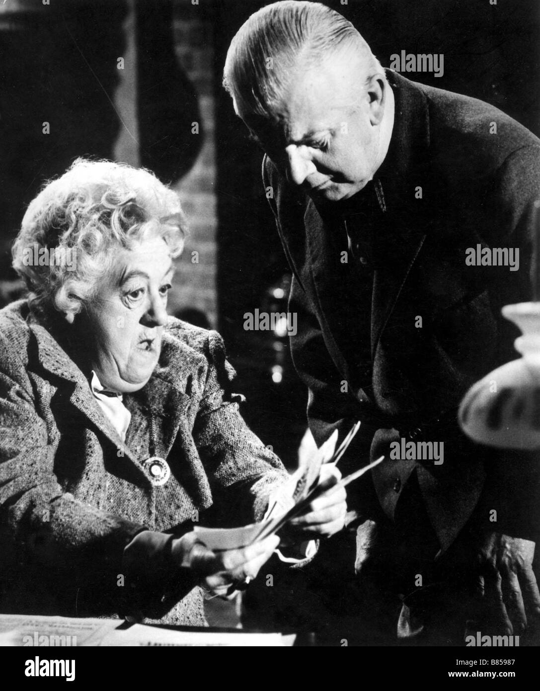 Murder Most Foul  Year: 1964  Director: George Pollock Margaret Rutherford, Charles 'Bud' Tingwell Adaption of a novel of Agatha Christie Stock Photo