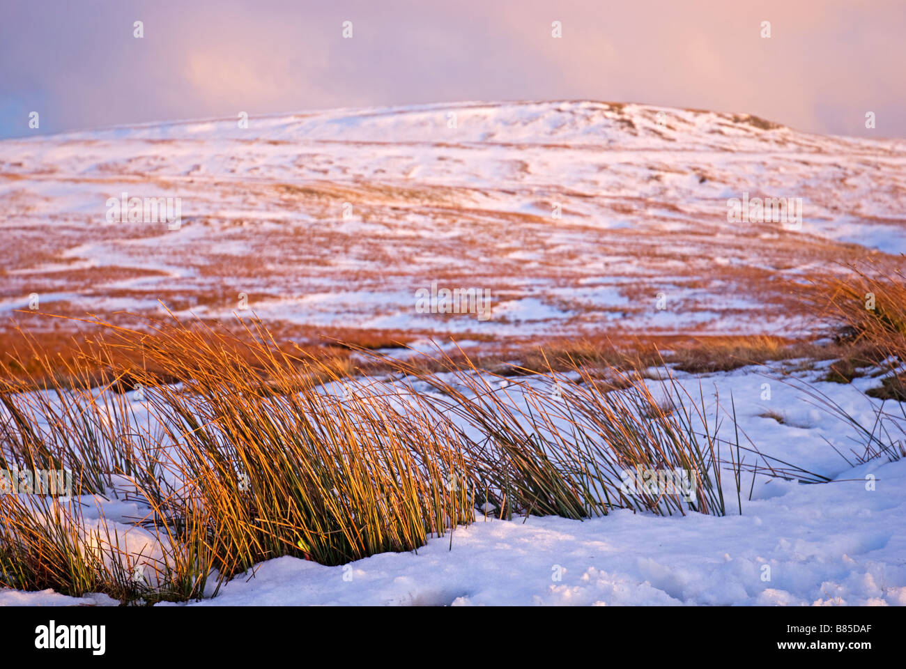 A view of Lovely Seat in winter Stock Photo