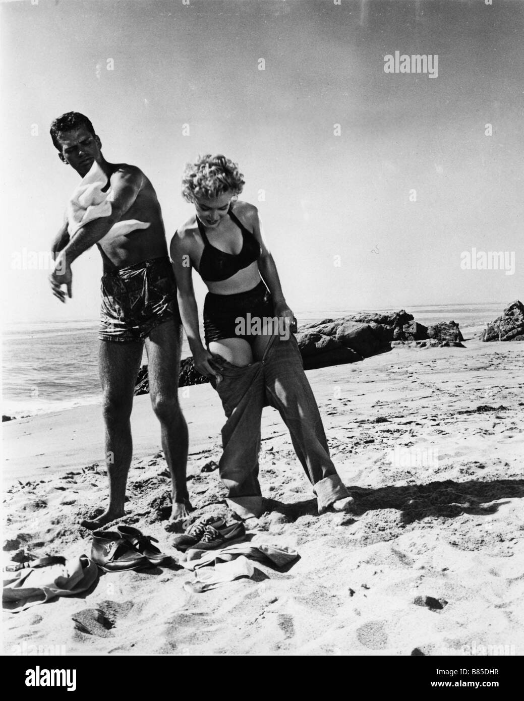 Clash by Night  Year : 1952 - USA Marilyn Monroe , Keith Andes Director : Fritz Lang Stock Photo