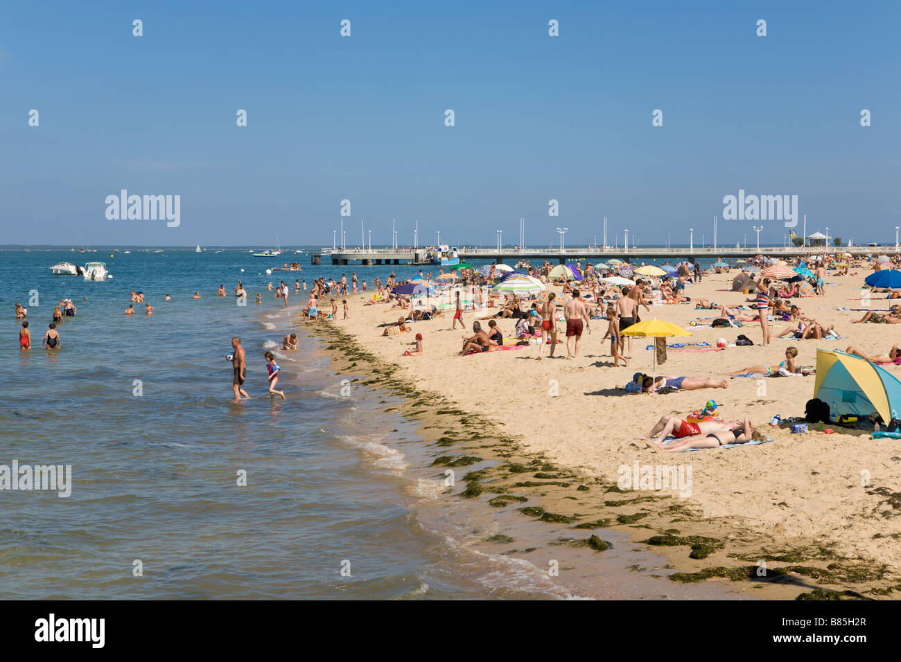 Beach, Arcachon, Gironde, France Stock Photo: 22250783 - Alamy