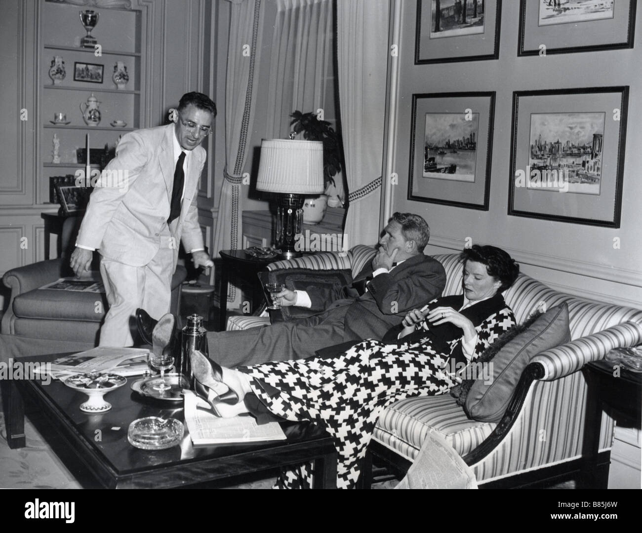 Adam's Rib Year 1949 usa Katherine Hepburn, Spencer Tracy,