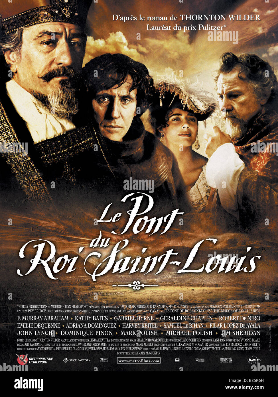 The Bridge of San Luis Rey Year: 2004 - Spain / UK / France Director: Mary McGuckian Movie poster (Fr) Stock Photo