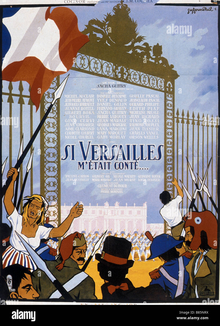 Si Versailles m'était conté Royal Affairs in Versailles Year: 1954 - Italy  / France Director: Sacha Guitry Movie poster (Fr Stock Photo - Alamy