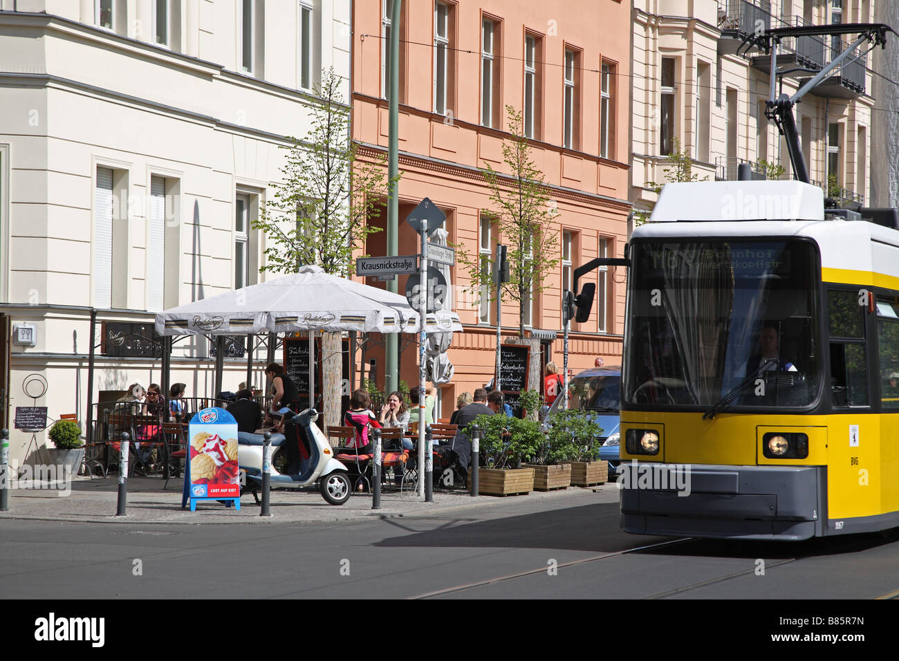 Berlin Oranienburger Street Stock Photo