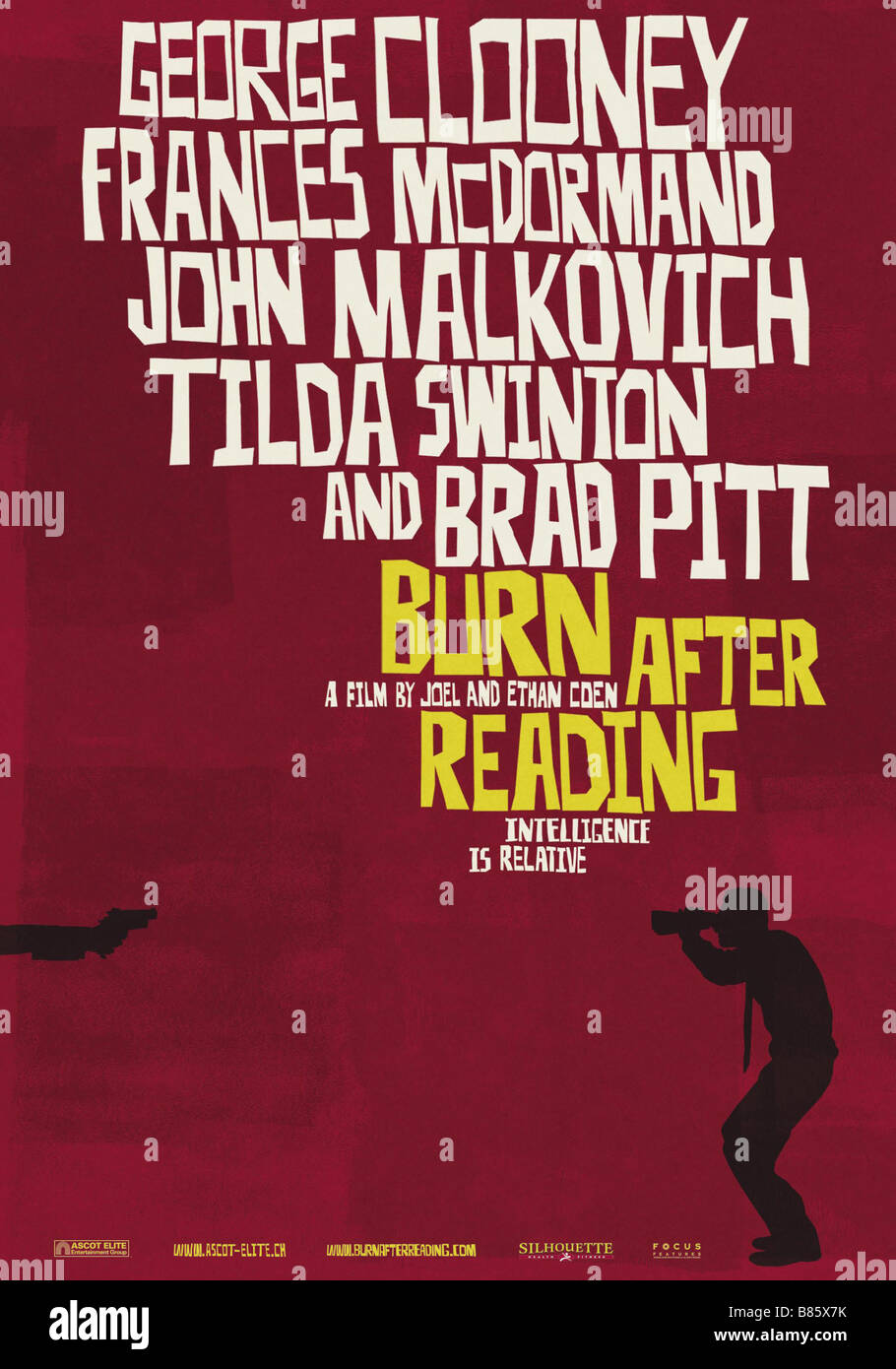 Burn after reading poster hi res stock photography and images Alamy