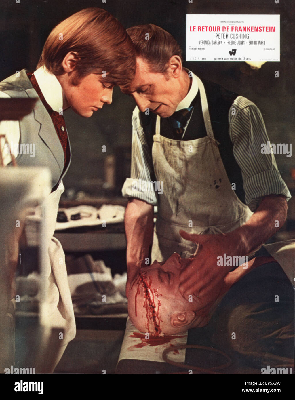 Frankenstein Must Be Destroyed  Year: 1969 UK Peter Cushing, Simon Ward, George Pravda  Director: Terence Fisher Stock Photo