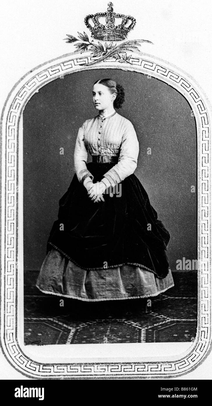 Grand duchess olga constantinovna of russia Black and White Stock