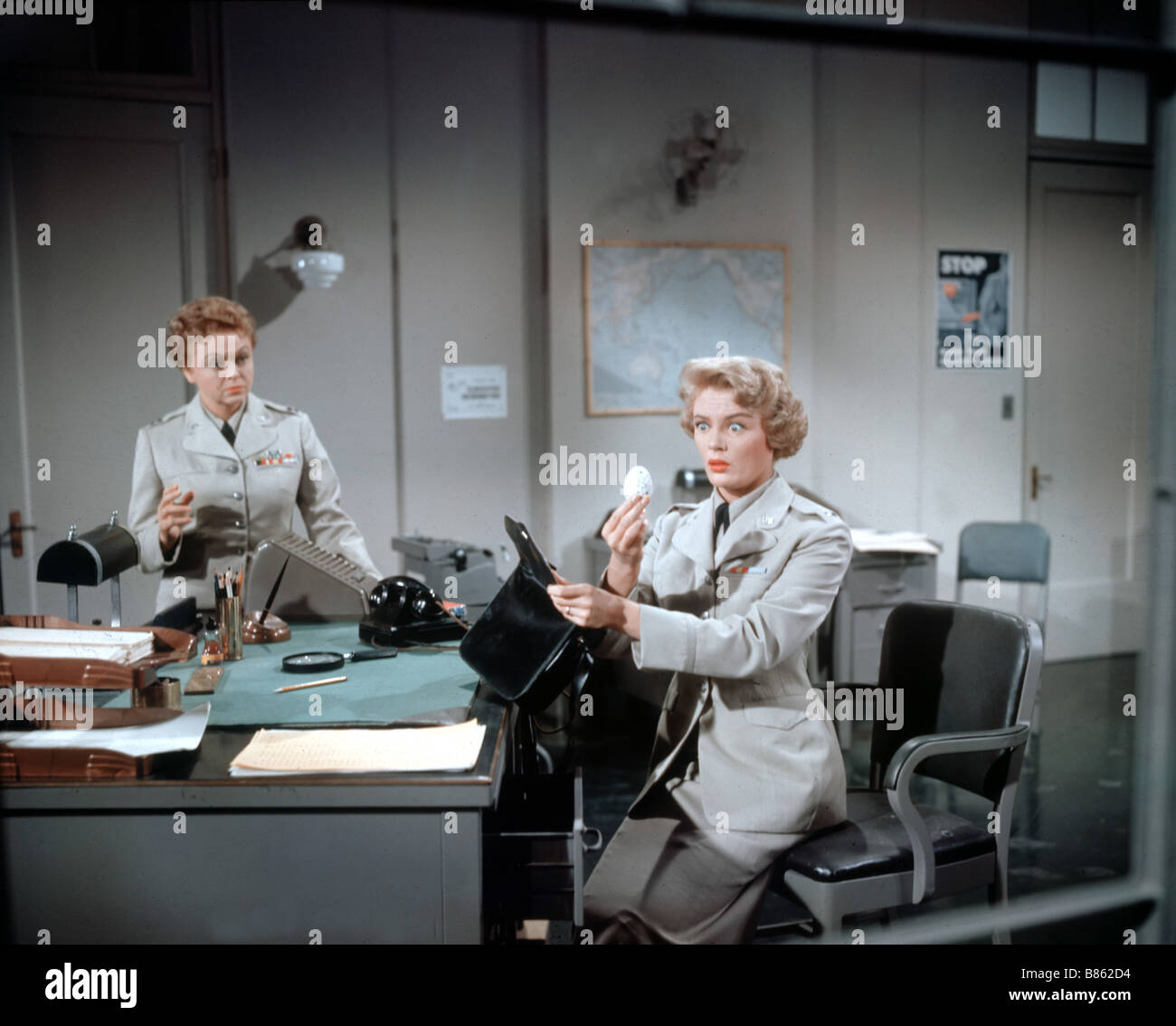 The Lieutenant wore skirts Year : 1955 - USA Sheree North  Director : Frank Tashlin Stock Photo