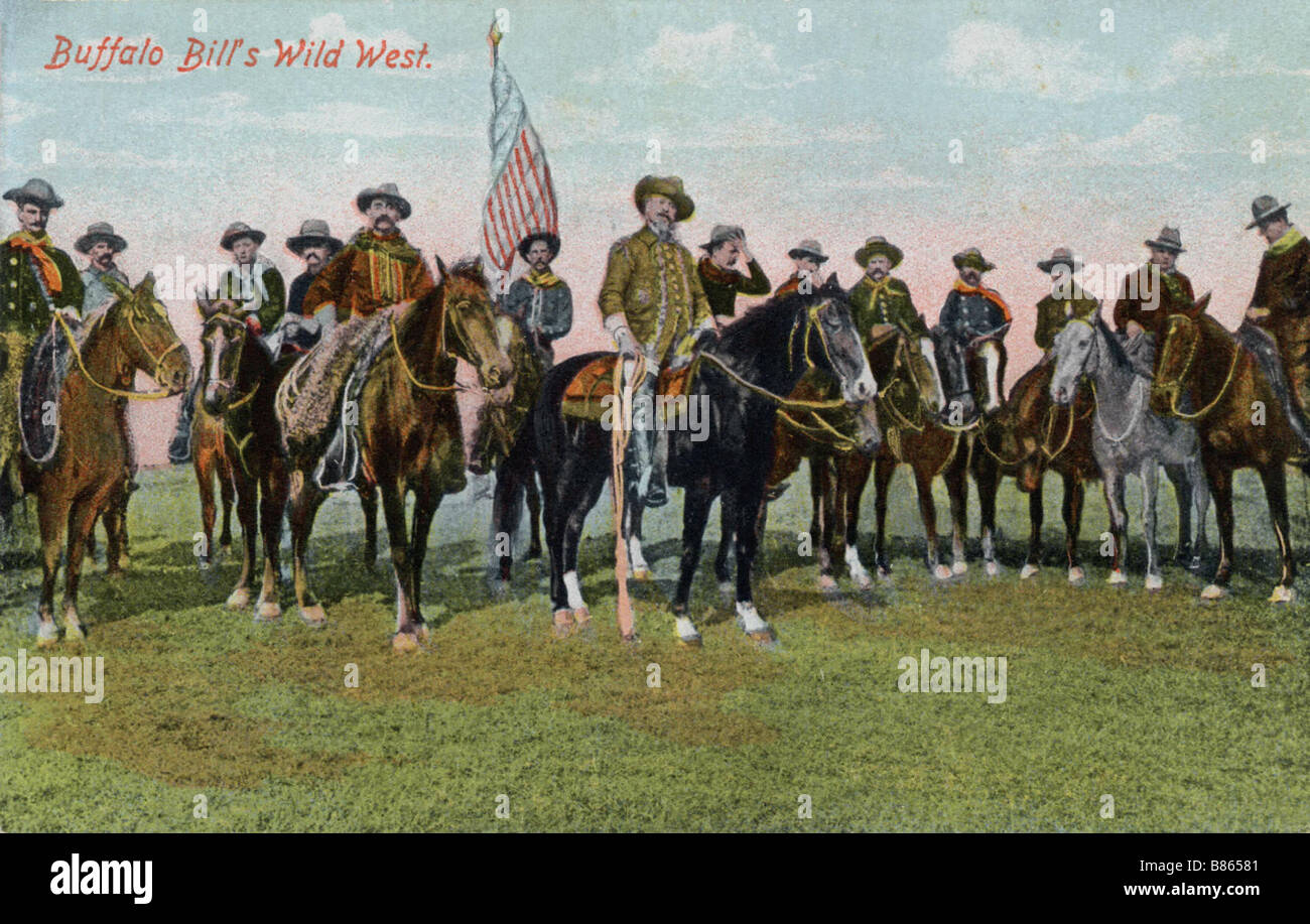 Buffalo bill wild west show hi-res stock photography and images - Alamy