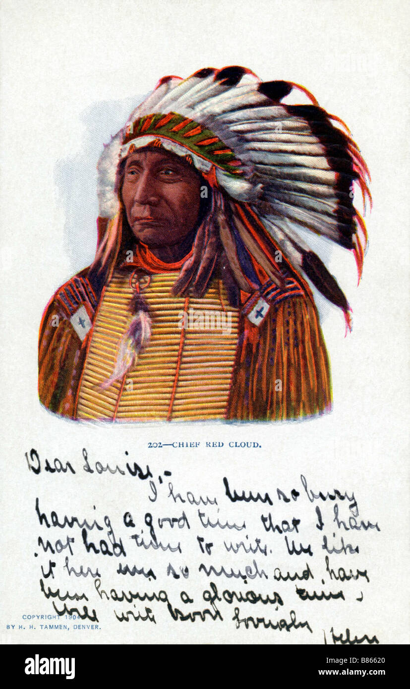 Chief red cloud hires stock photography and images Alamy