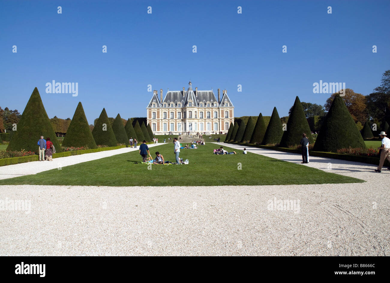 Chateau de Sceaux Stock Photo Alamy
