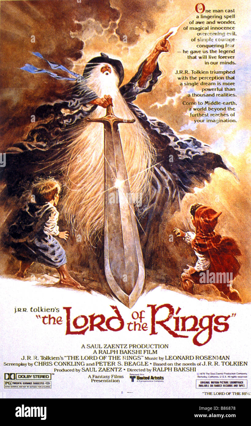 Lord rings bakshi hi-res stock photography and images - Alamy