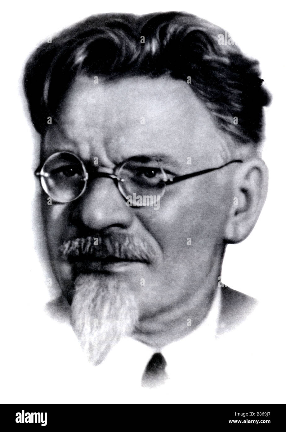 Portrait of Mikhail Ivanovitch Kalinin Stock Photo