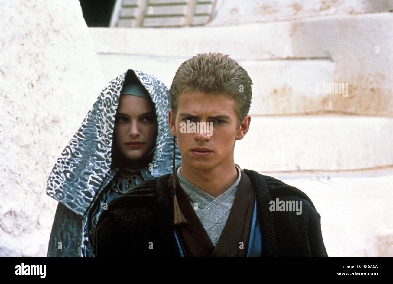 Star Wars II, attack of the clones  Year : 2002 USA Hayden Christensen as Anakin Skywalker, Natalie Portman  Director : George Lucas Stock Photo