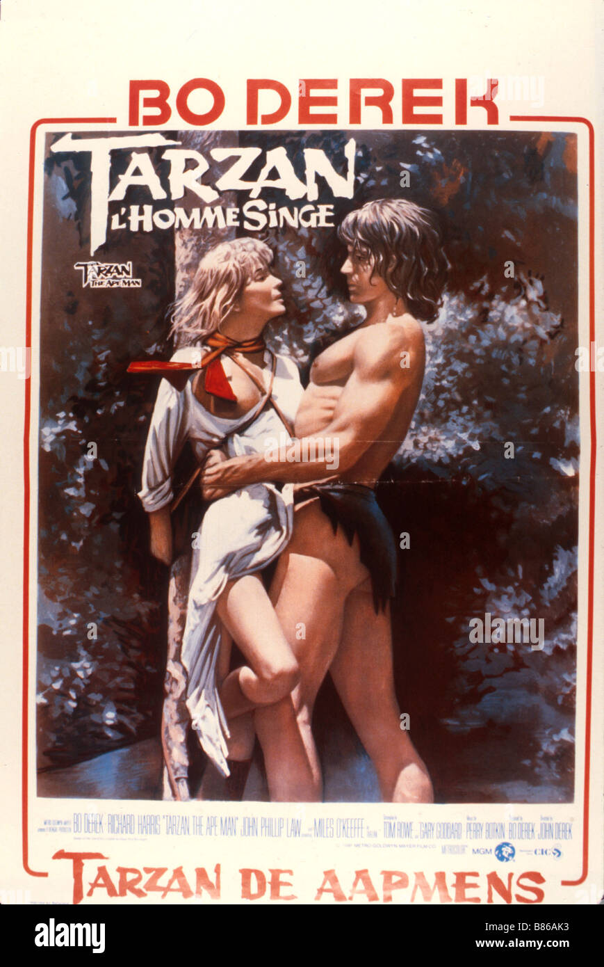 Tarzan The Ape Man Year 1981 Usa Director John Derek Miles O Keeffe Bo Derek Movie Poster Fr Stock Photo Alamy