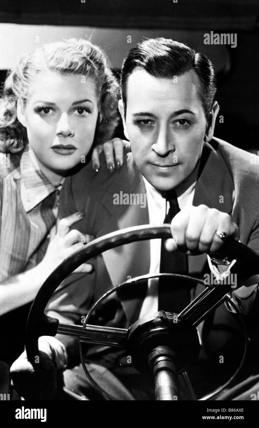 une femme dangereuse They Drive by Night  Année : 1940 - USA George Raft, Ann Sheridan  Director : Raoul Walsh Stock Photo