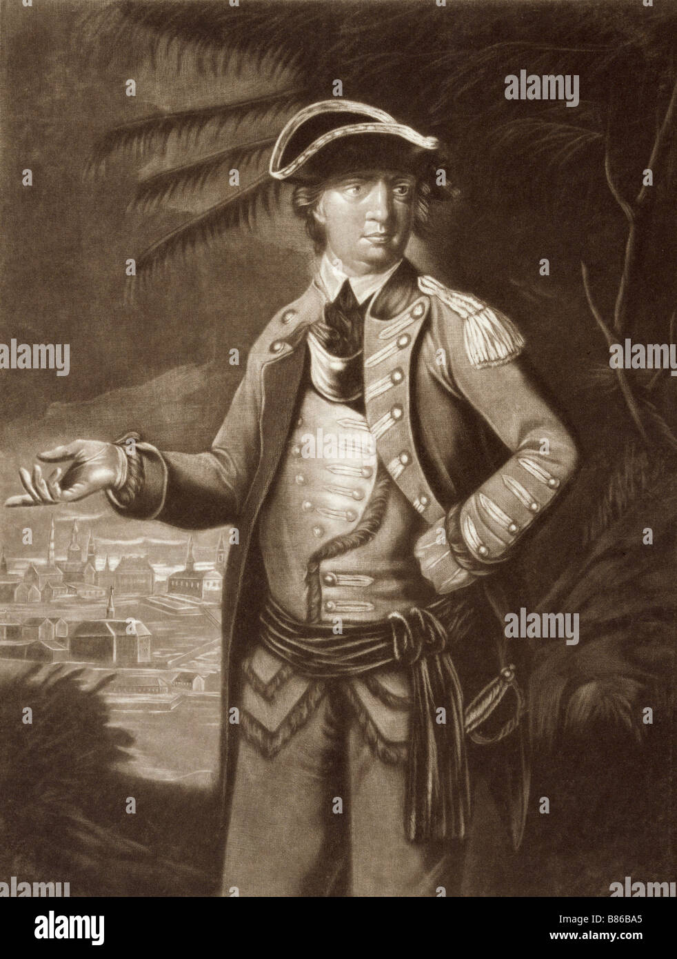 Benedict Arnold, 1741 - 1801. General during American Revolutionary War Stock Photo