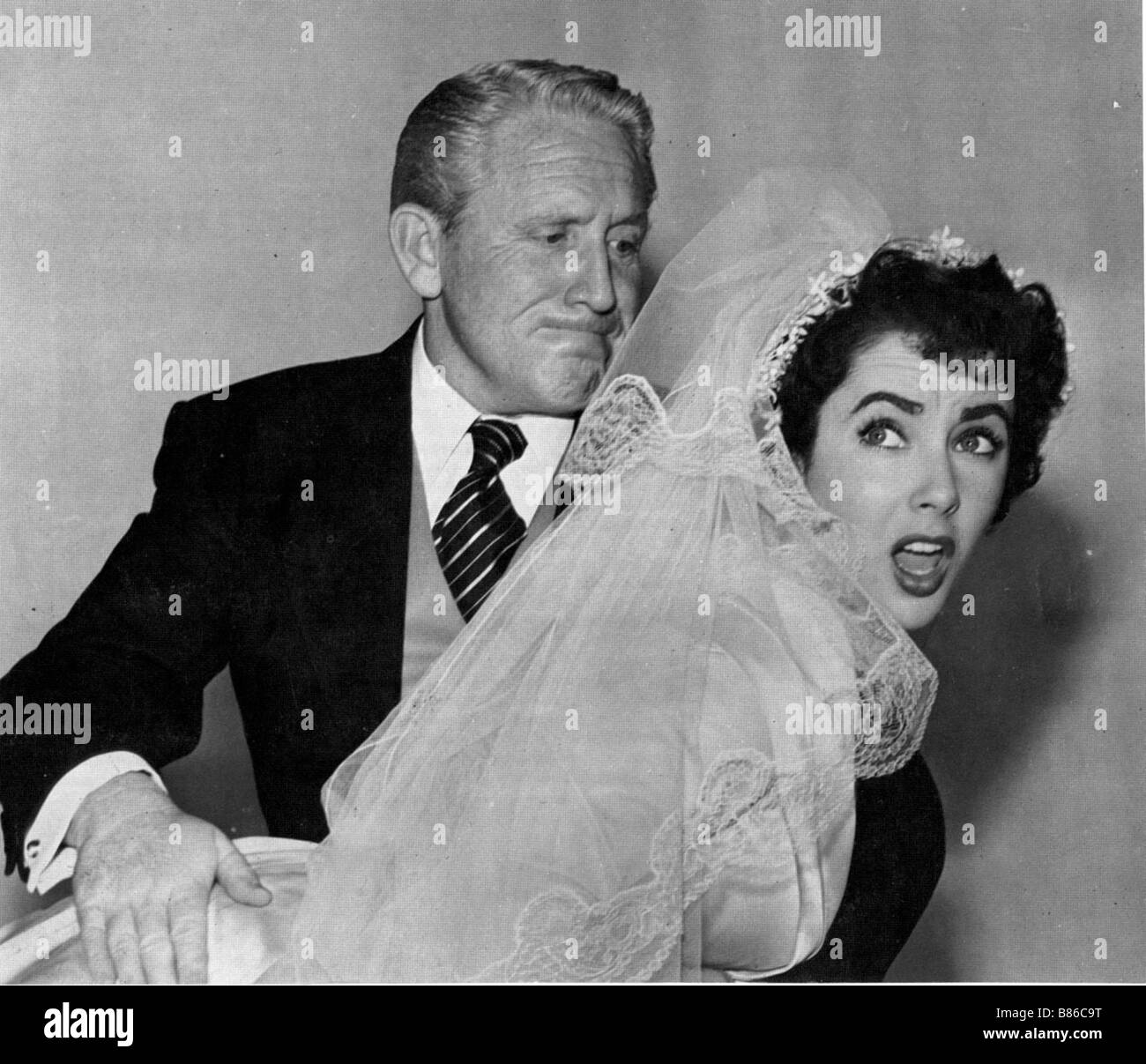 Father of the Bride  Year : 1950 - USA Elizabeth Taylor , Spencer Tracy  Director : Vincente Minnelli Stock Photo