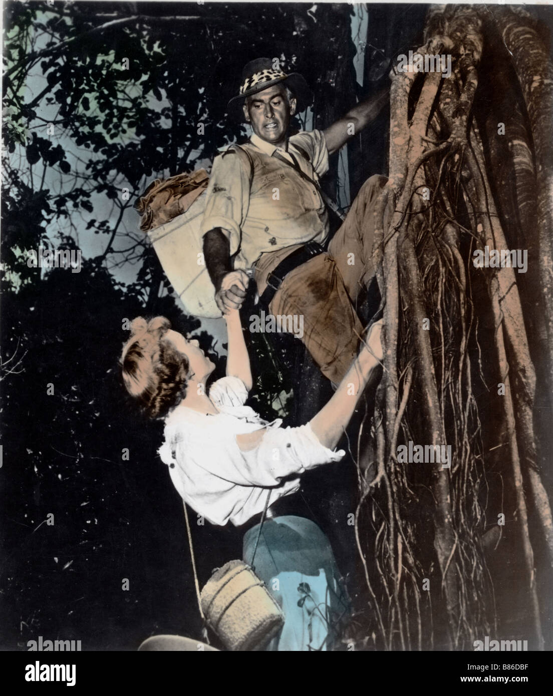 King Solomon's Mines  Year: 1950  USA Director: Compton Bennett Andrew Marton Deborah Kerr , Stewart Granger Stock Photo