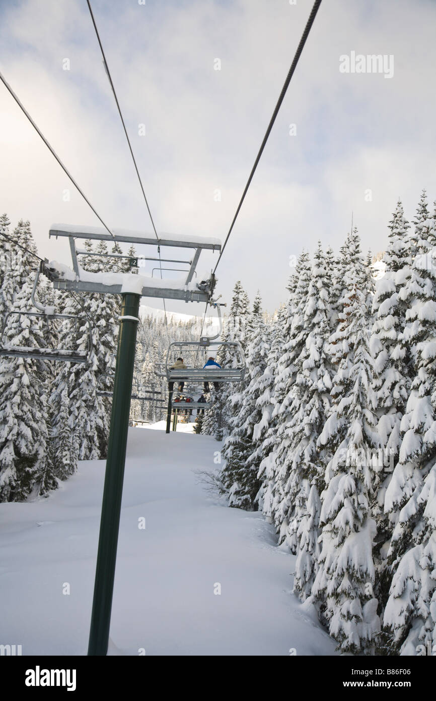 Chairlift at Crystal Mountain Ski Resort, Mount Rainier National Park