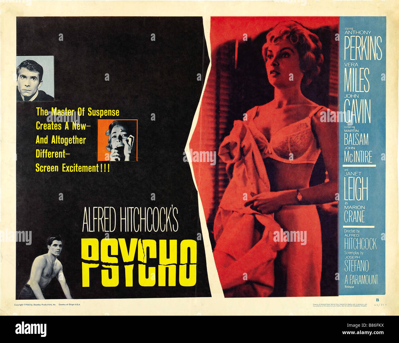 Psycho Movie 1960 Stock Photos & Psycho Movie 1960 Stock Images Alamy
