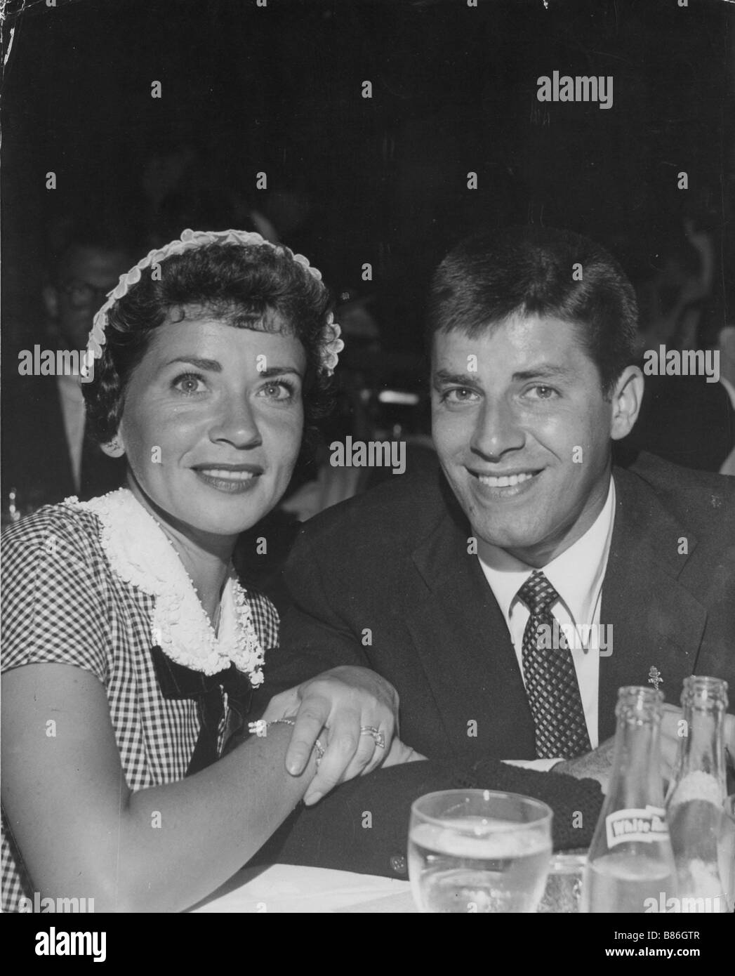 Jerry Lewis and his wife Patti Lewis Stock Photo image
