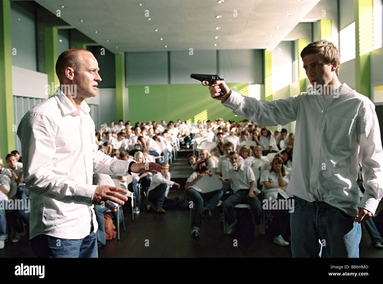 Die Welle Year : 2008 Director : Dennis Gansel, Jürgen Vogel, Frederick Lau  Stock Photo - Alamy