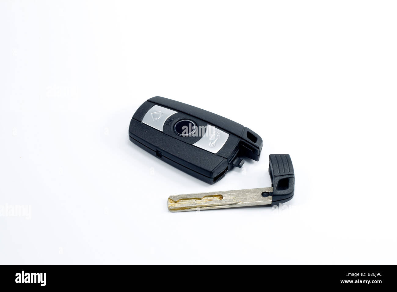 Modern Car Key with emergency key extracted Stock Photo Alamy