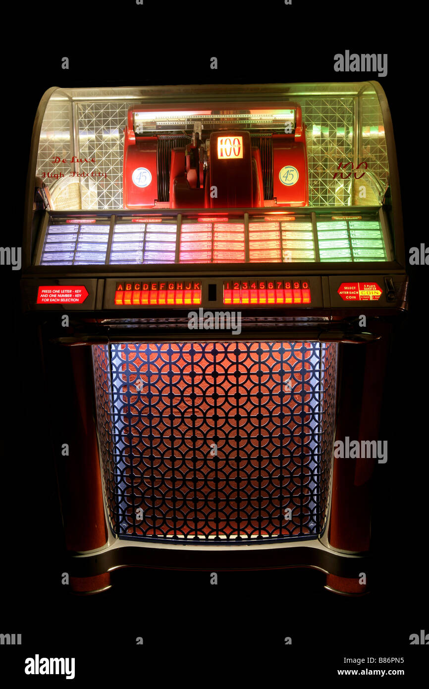 Seeburg 100 selectomatic Jukebox Stock Photo Alamy
