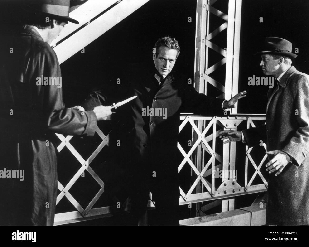 The Prize  Year : 1963 - USA Sacha Pitoëff, Paul Newman, Don Dubbins  Director: Mark Robson Stock Photo