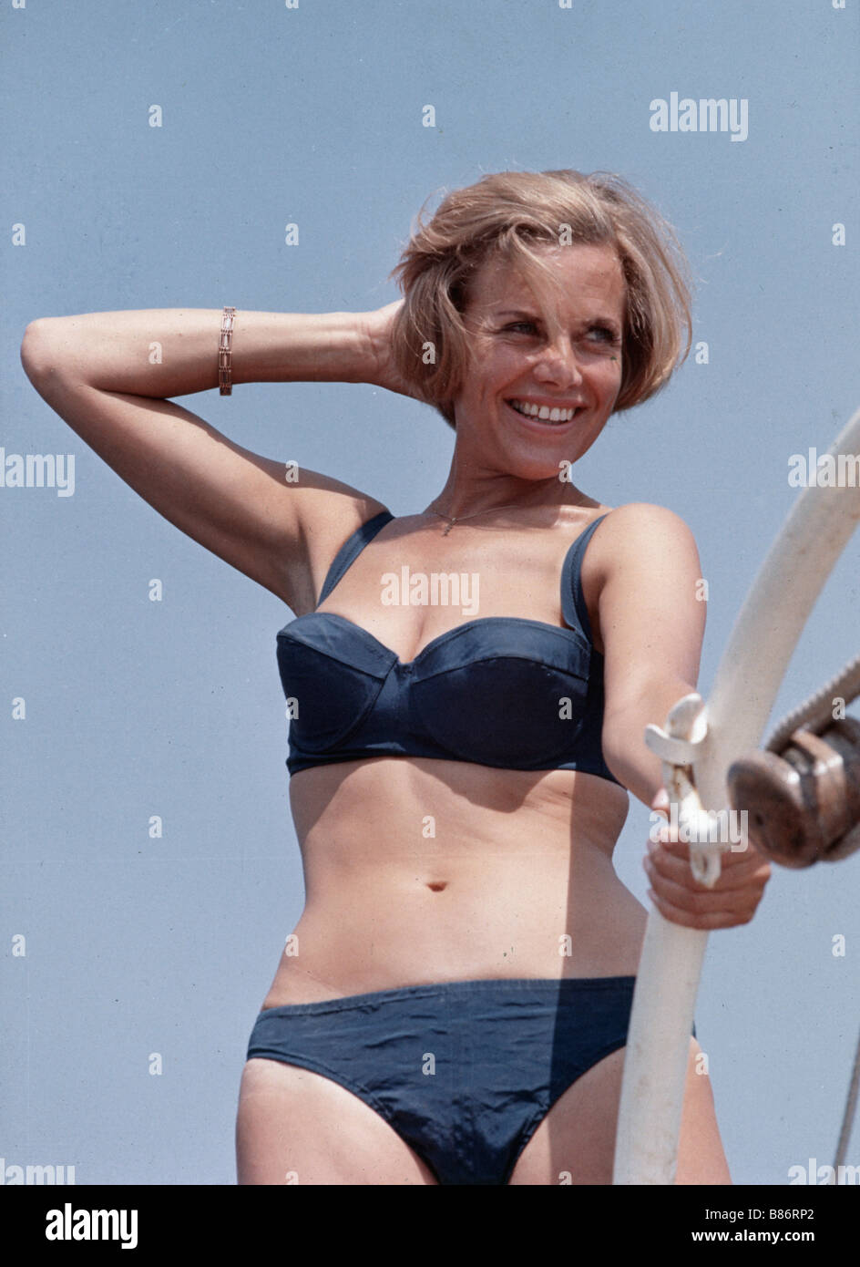 Honor Blackman Stock Photo