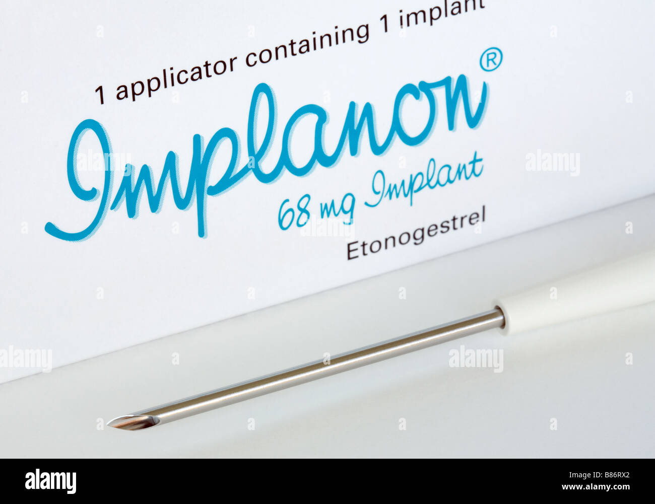Implanon implant for long term female contraception Stock Photo Alamy