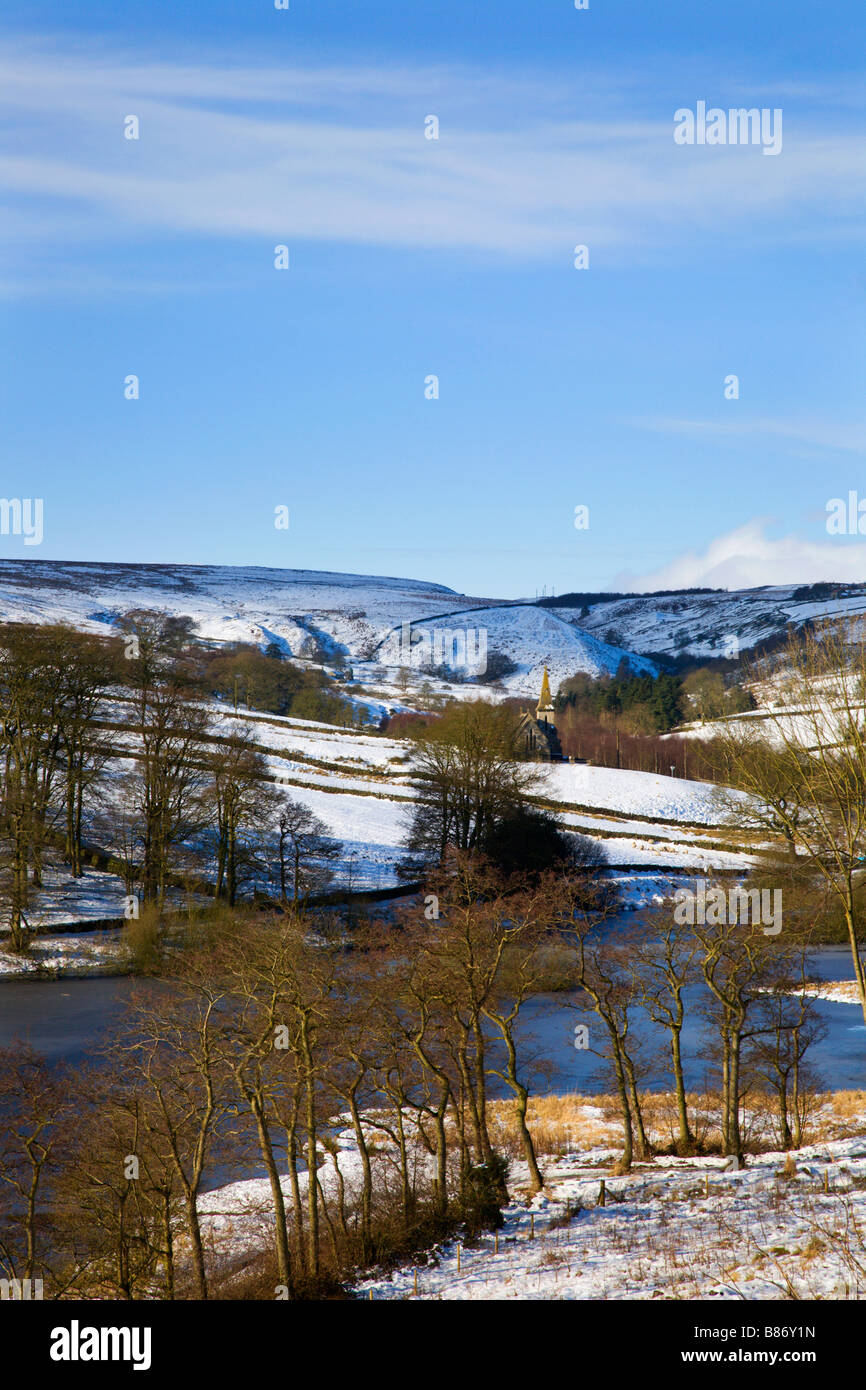 St Andrews Church Blubberhouses and Fewston Reservoir North Yorkshire