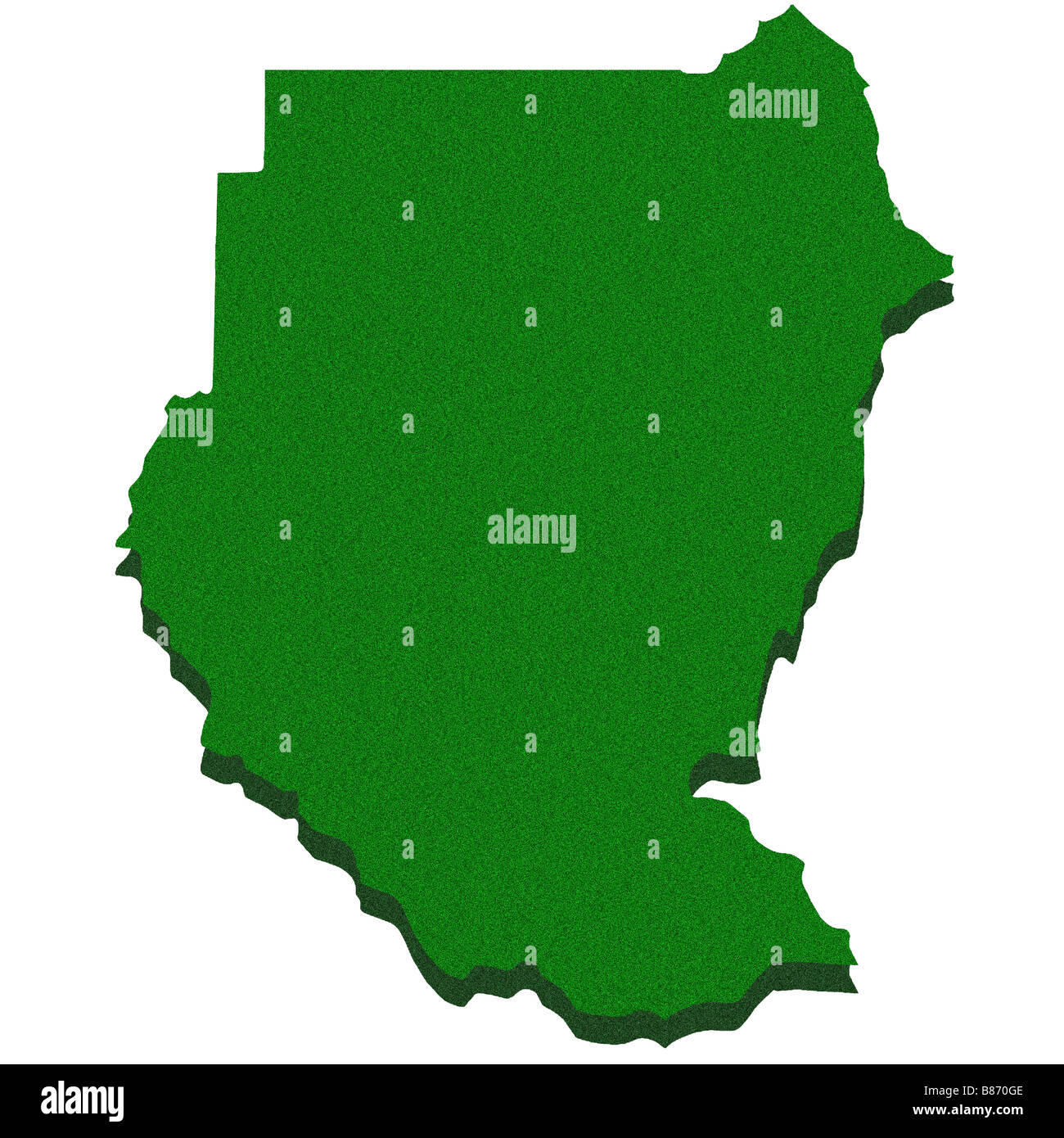 Country sudan map hi-res stock photography and images - Alamy