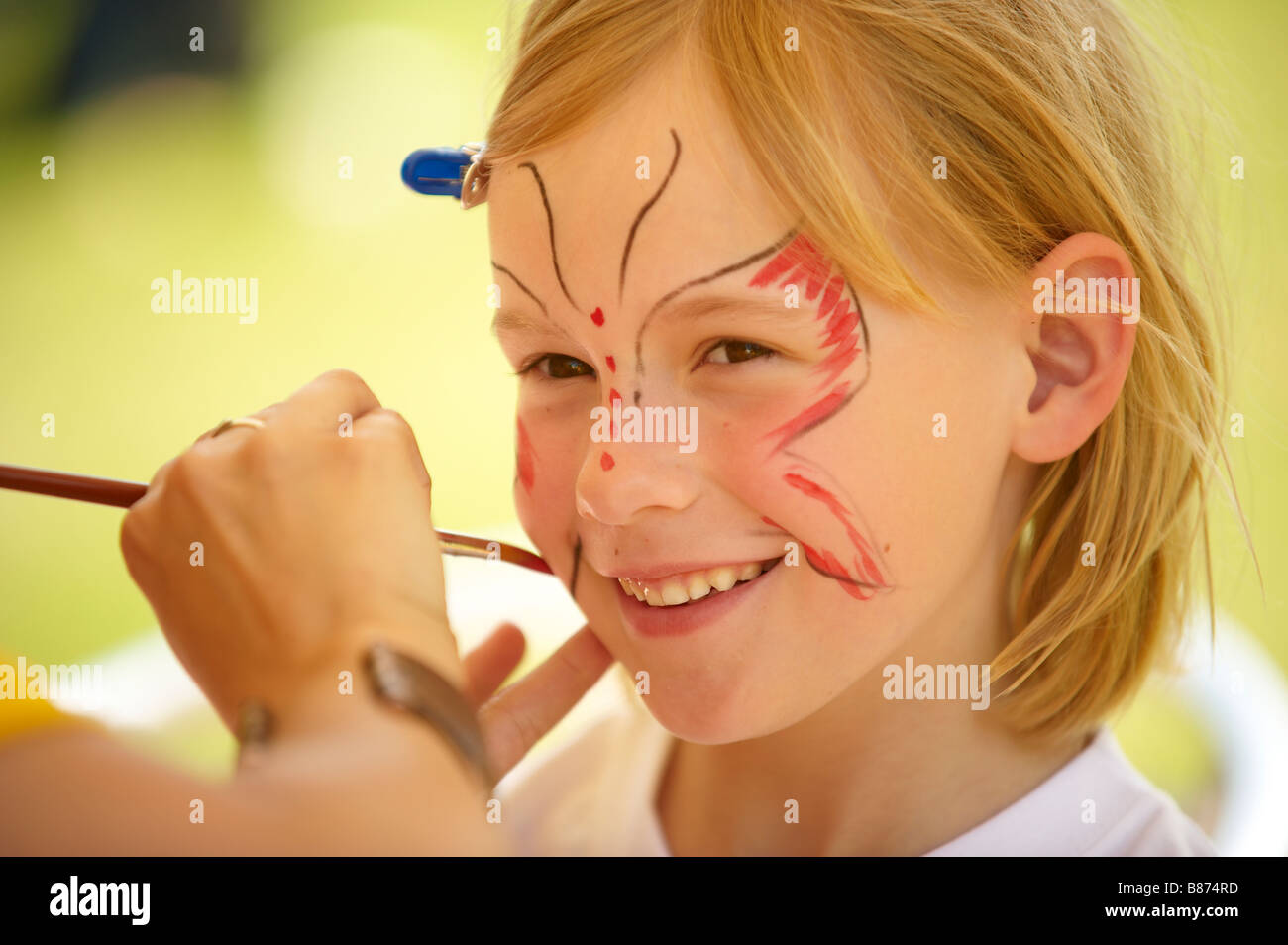 facepaint Stock Photo Alamy