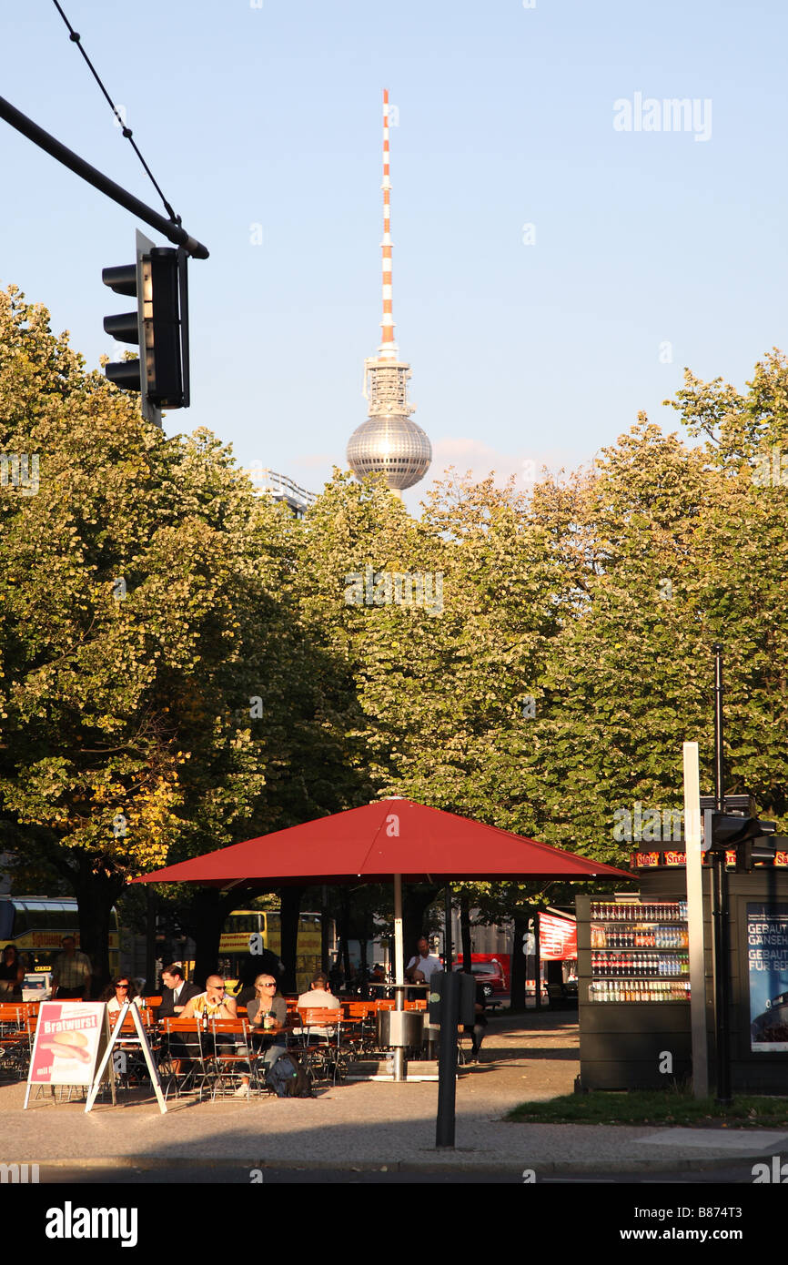 Berlin Unter Den Linden Cafe Einstein Stock Photo