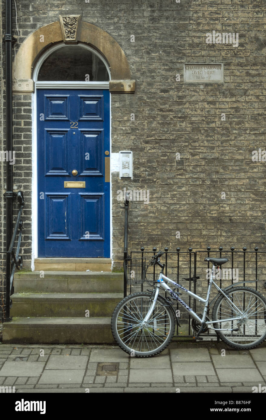 22 Fitzwilliam Street in Cambridge where Charles Darwin lived from 1836