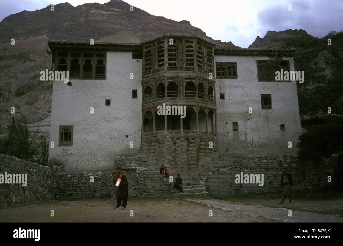 Khapulu palace Baltistan Northern Areas Pakistan Stock Photo
