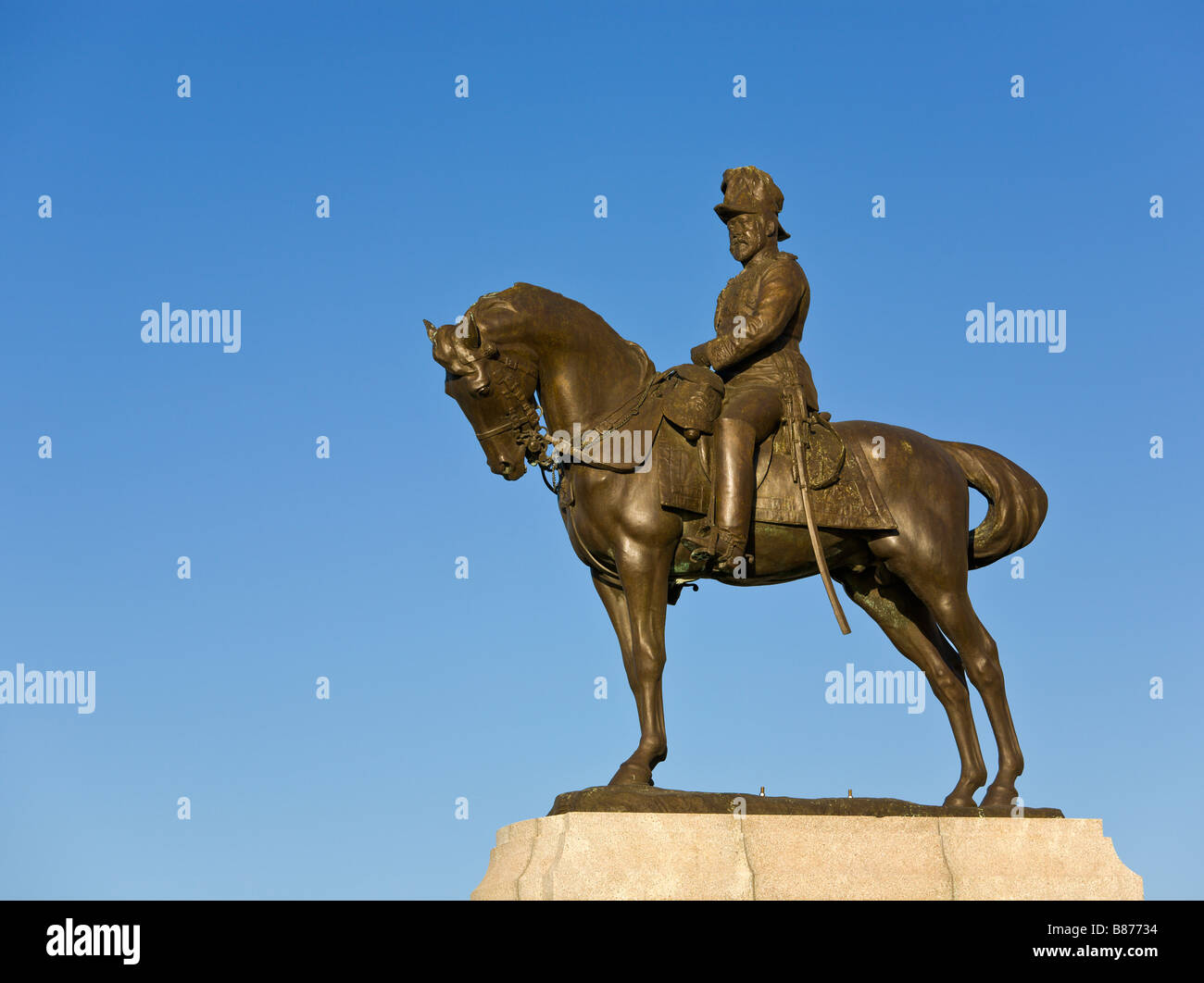 Statue of King Edward 7th, Liverpool, Merseyside, England Stock Photo