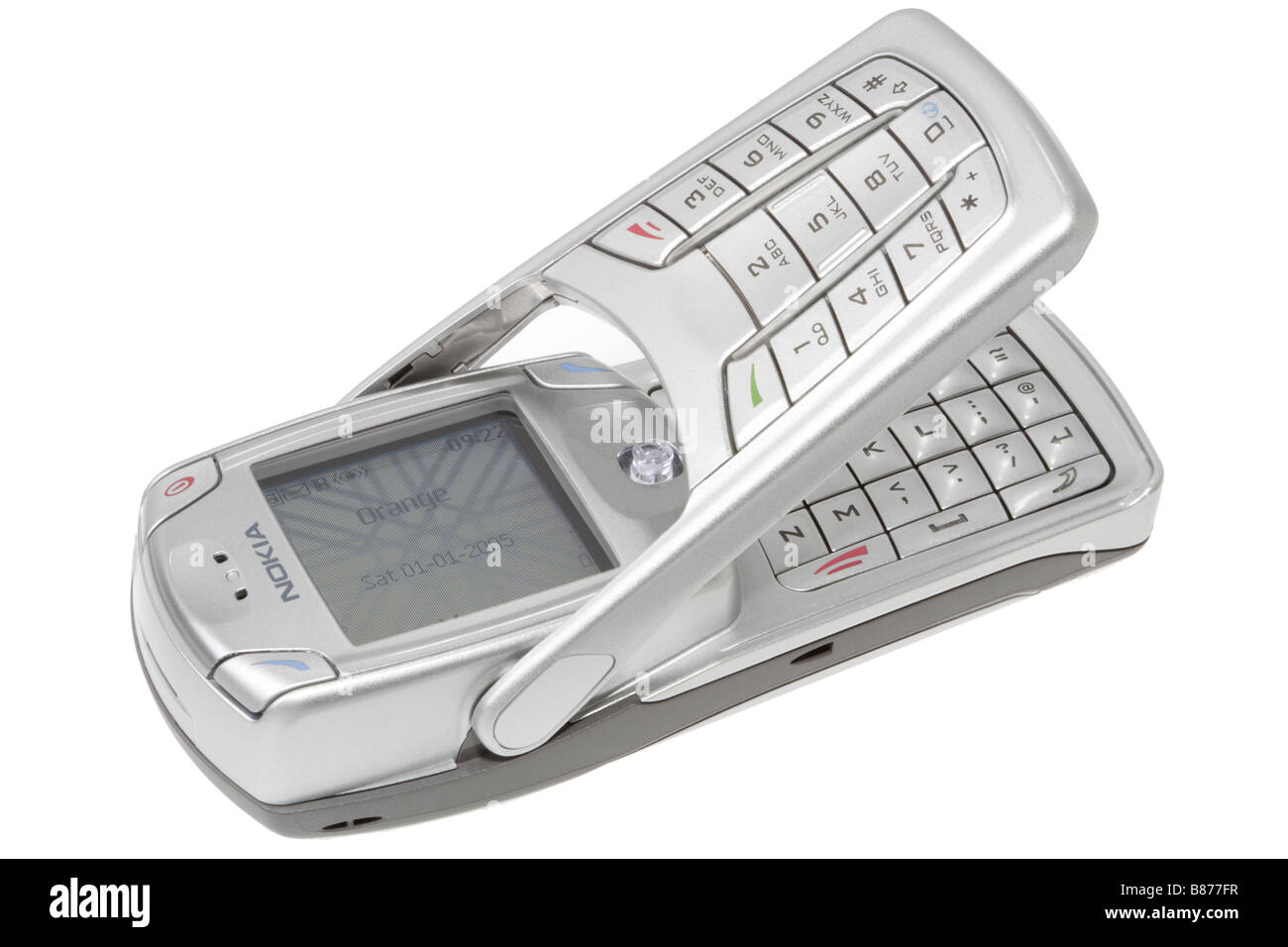 Nokia mobile telephone cellphone and keyboard Stock Photo - Alamy