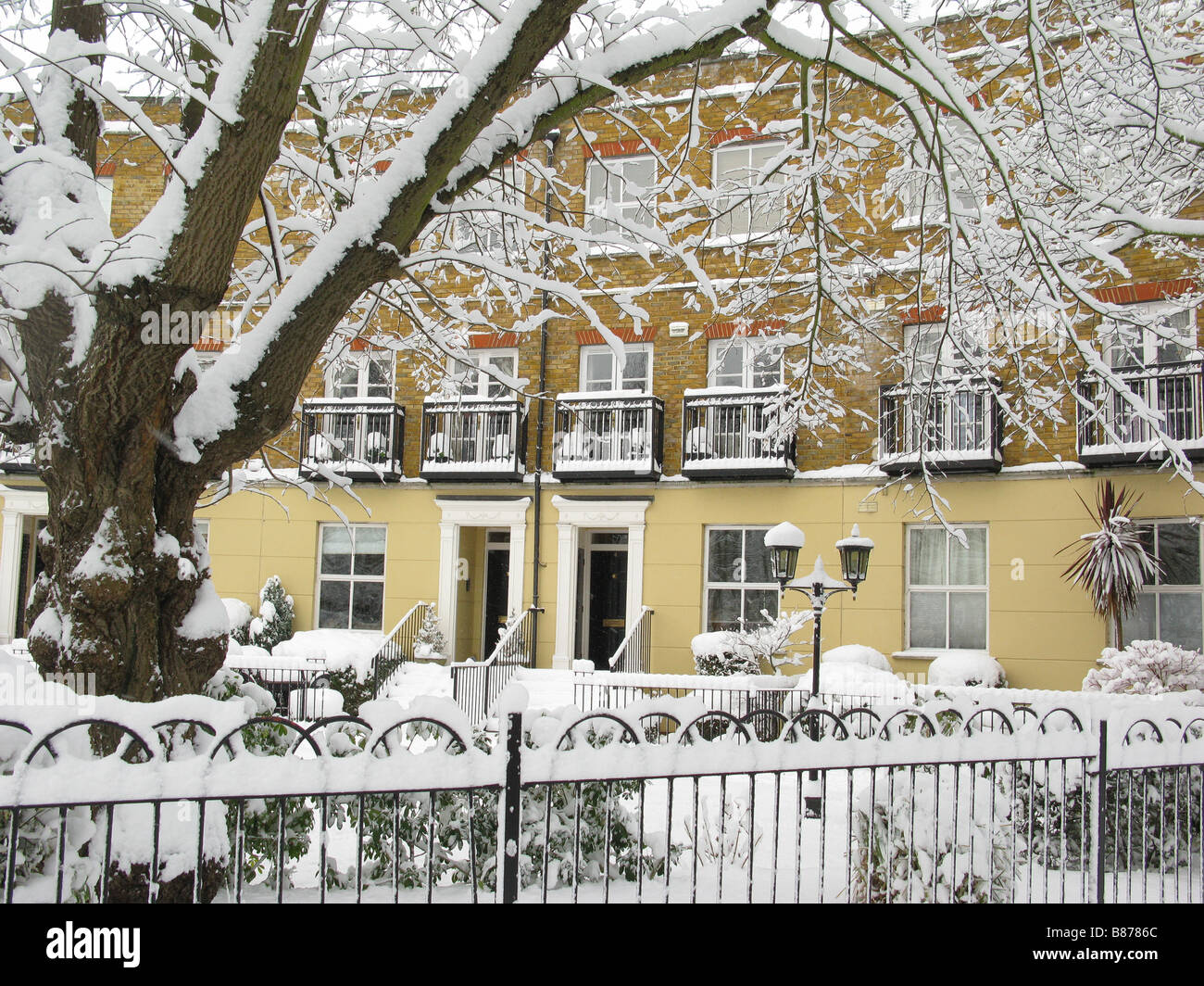 Hampton Court Crescent, East Molesey, Surrey, England, Great Britain, United Kingdom, UK, Europe Stock Photo