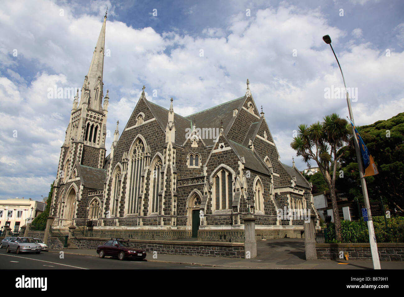 Knox Church, George Street, Dunedin, South Island, New Zealand Stock Photo