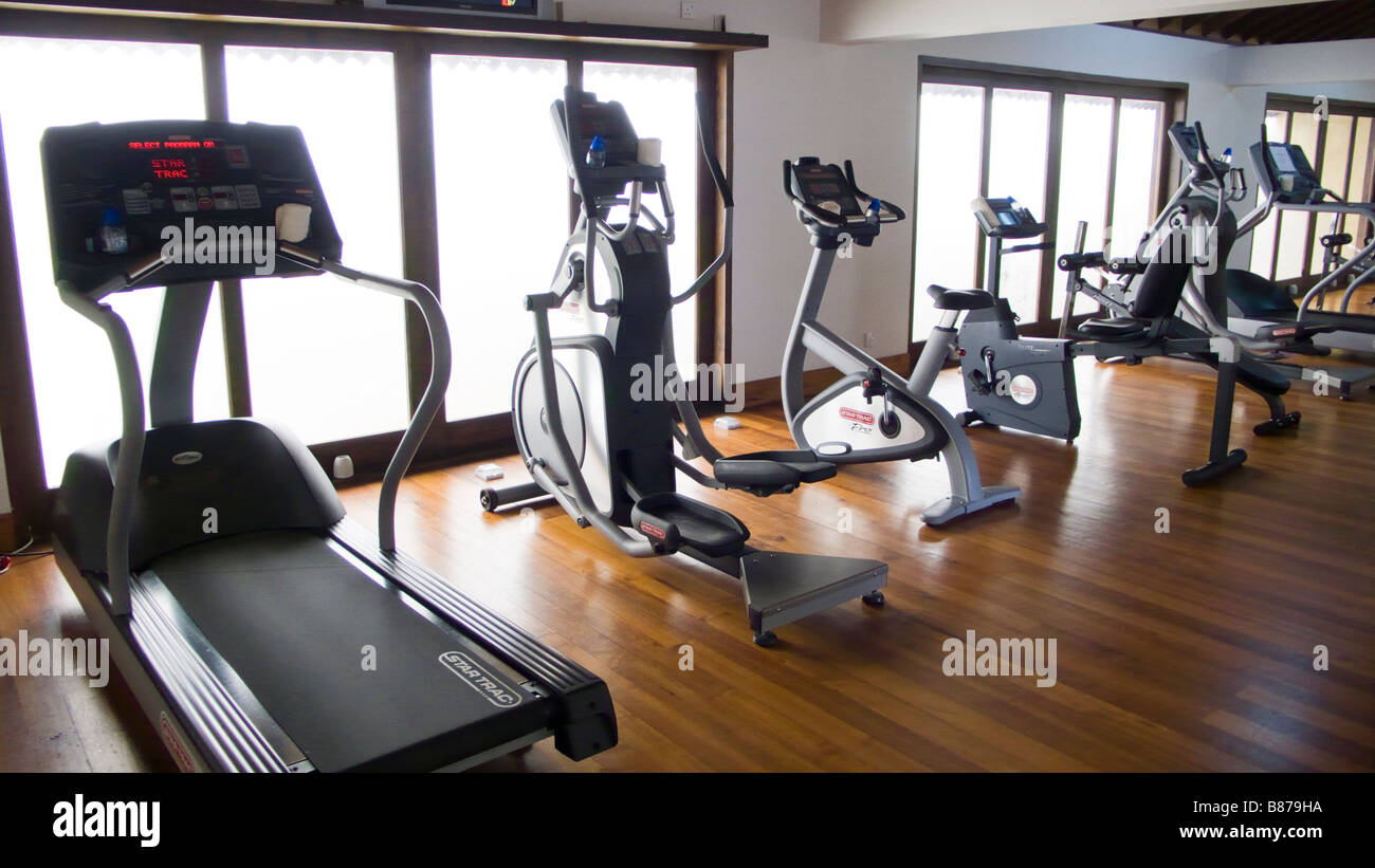 Gym in hotel Sri Lanka Stock Photo Alamy