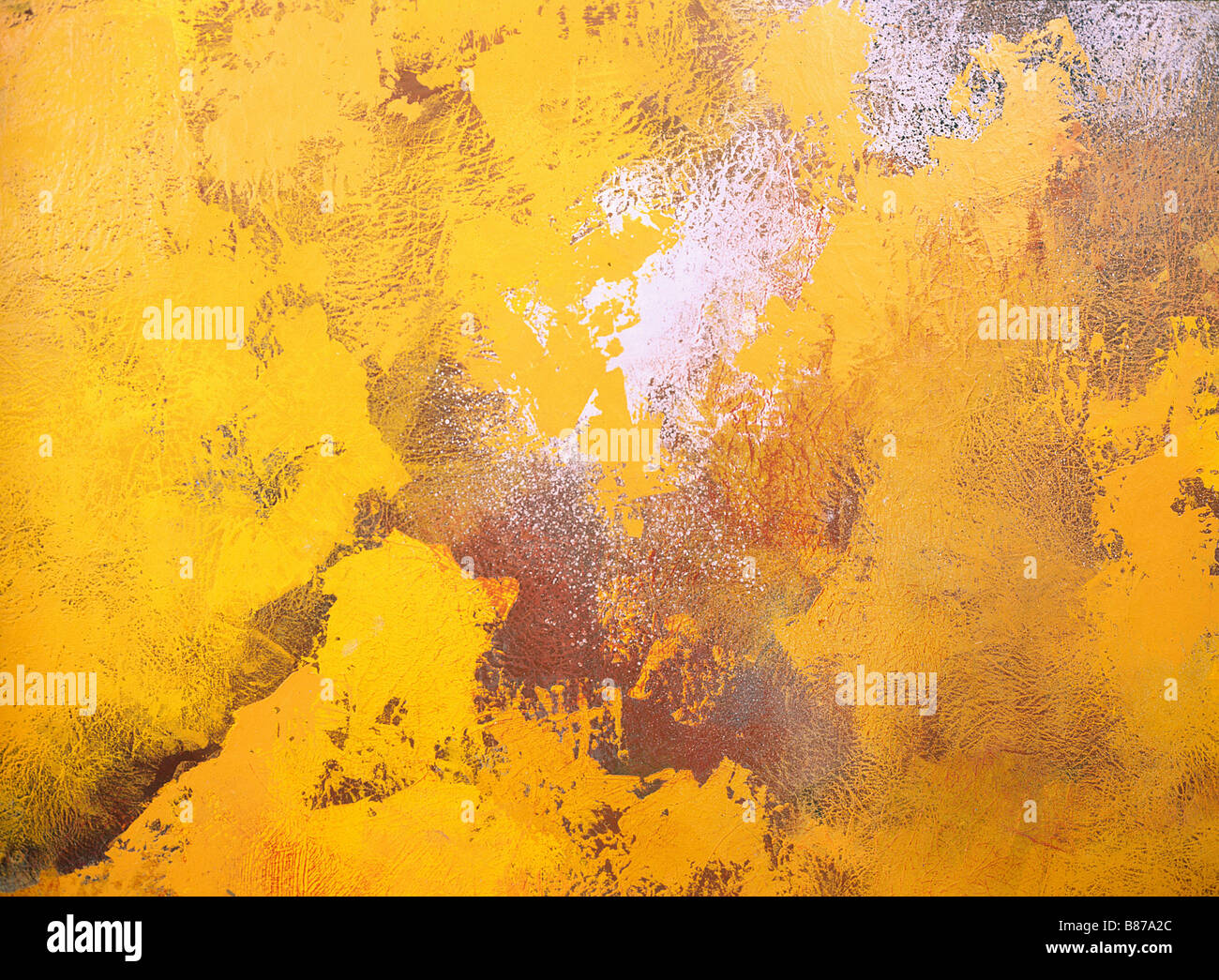 Matter effects. Painted canvas tarp Stock Photo