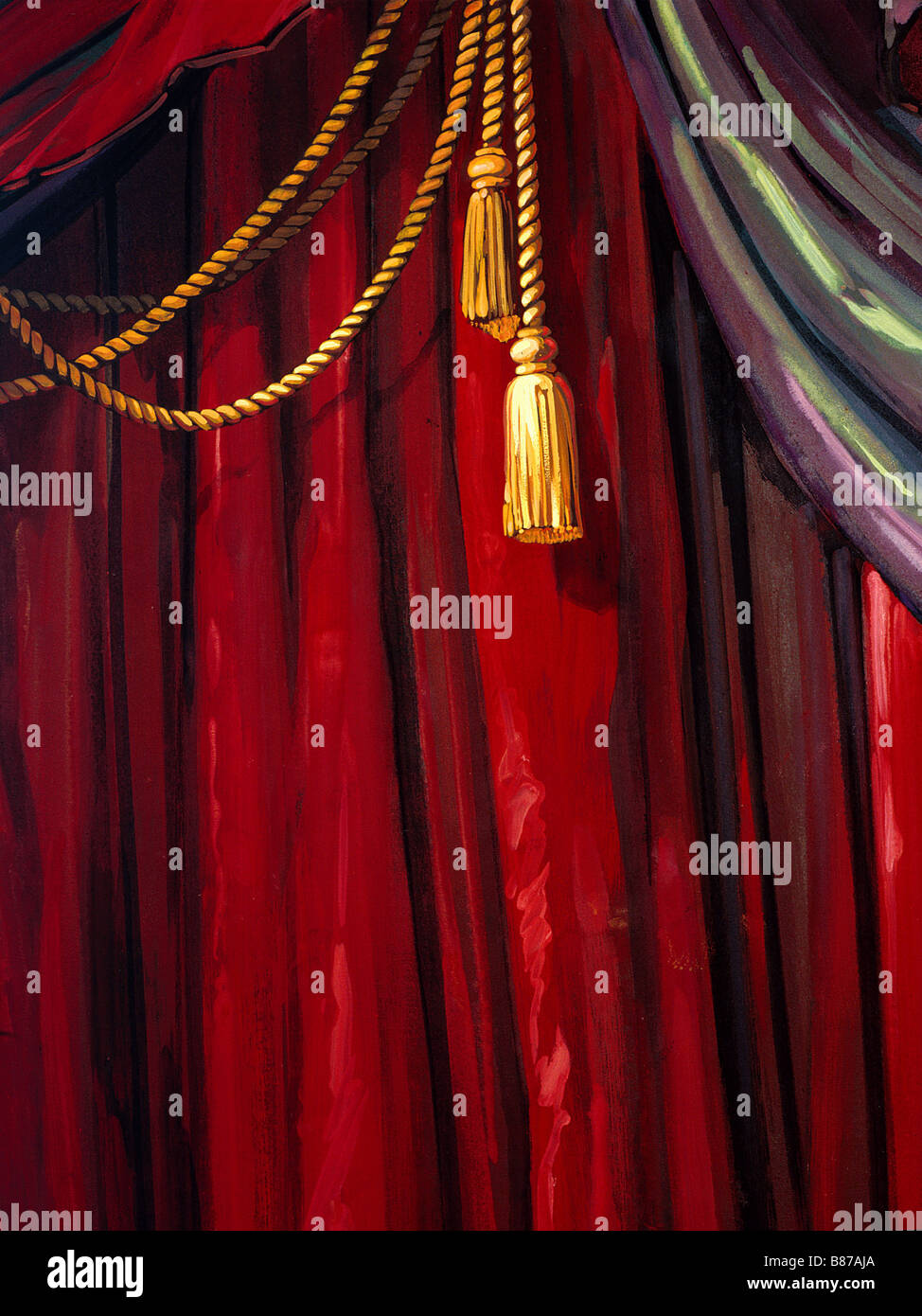 Painted stage backdrop hires stock photography and images Alamy