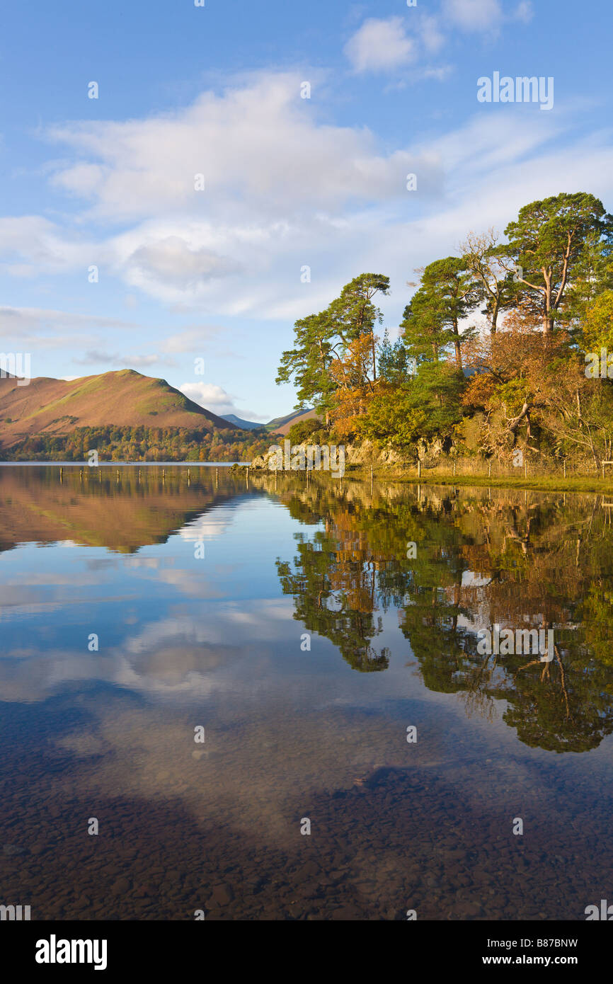"Friars Crag", Derwentwater, Lake District, Cumbria, England Stock
