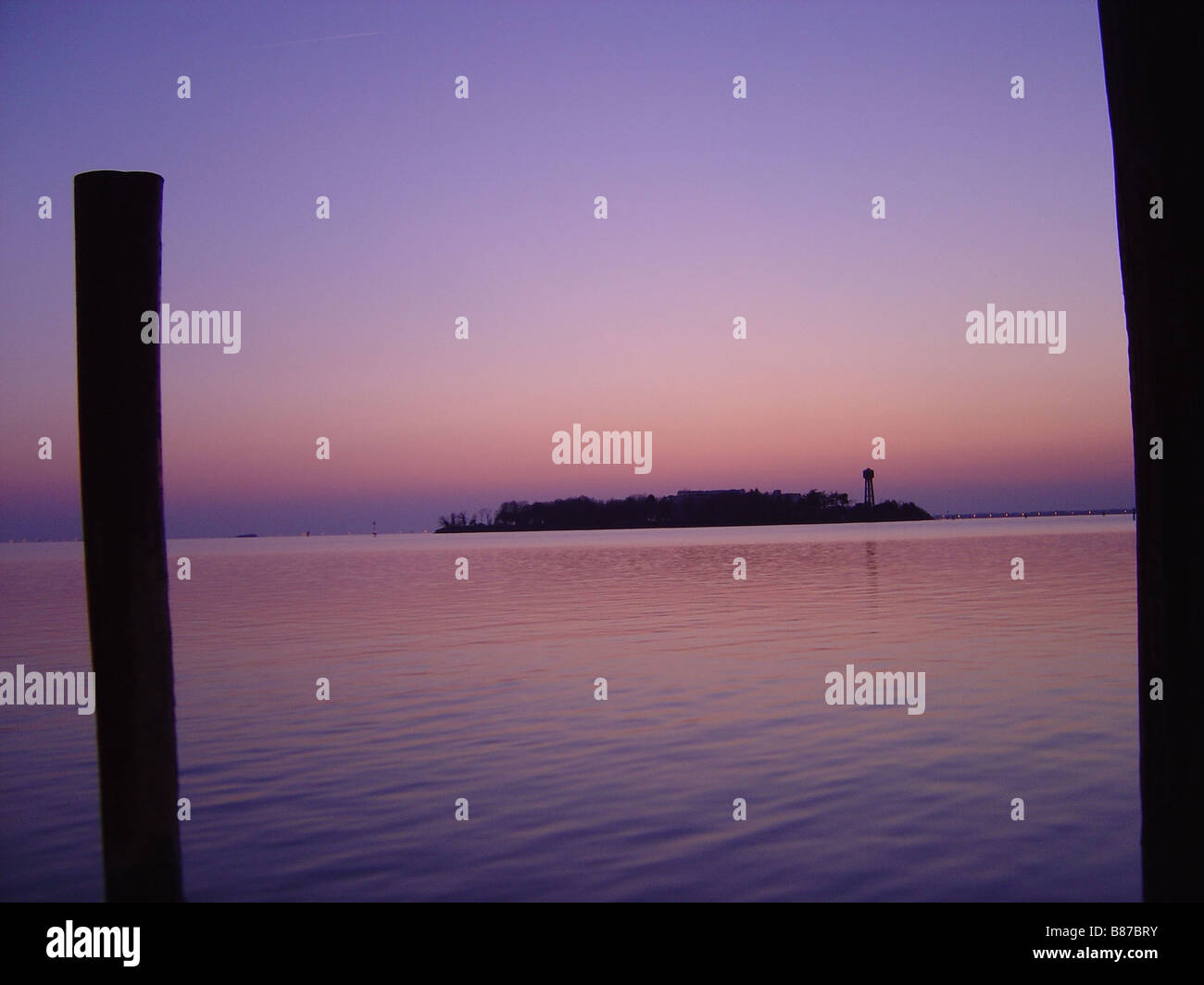 View of the lagoon of Venice from San Clemente island Stock Photo - Alamy