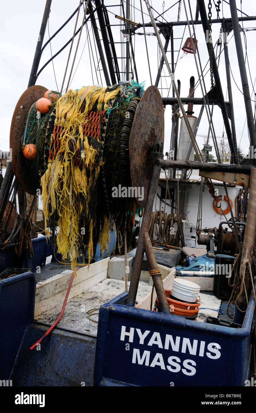 Fishing Boat, Hyannis, MA Stock Photo Alamy