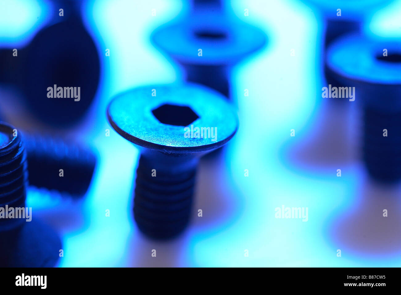 Hexagon socket countersunk Stock Photo Alamy